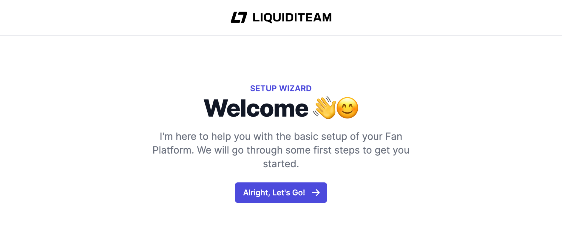 Setup Wizard for Unyfy